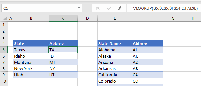 convert state name abbreviation 01