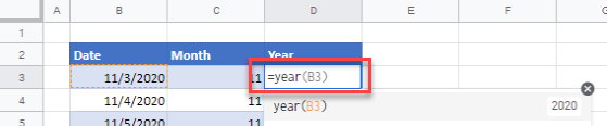 convert gs year formula