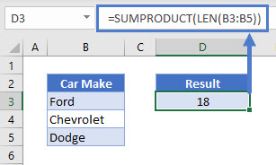 count total characters column 01