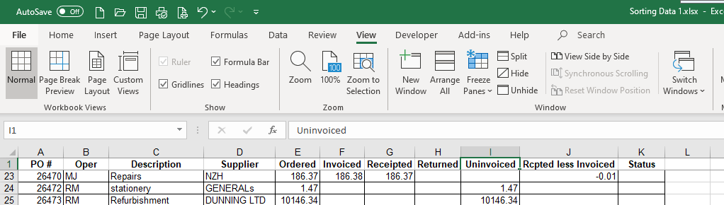 Sickness Butcher Photoelectric Lock the Top Row / Header When Scrolling in Excel & Google Sheets -  Automate Excel