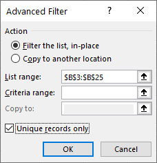 filter duplicate values 03