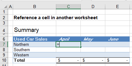 reference cell in another sheet workbook 02