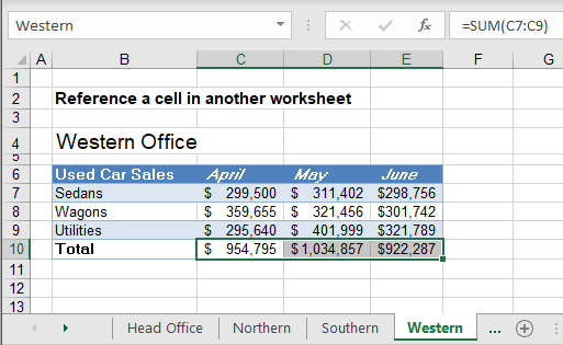 reference cell in another sheet workbook 11