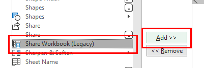 ShareWorkbooks QA AddShare