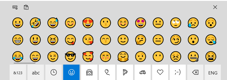 symbols keyboard emojis