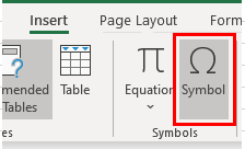 How to Insert Cross Text Symbol in Excel & Google Sheets