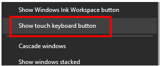 symbols show keyboard