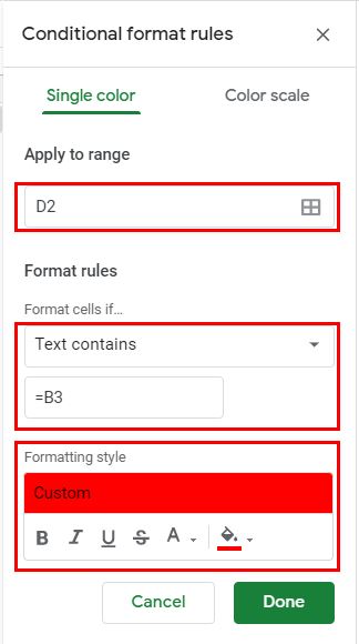 DropDown CV GS Rules