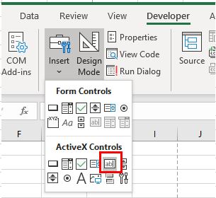 Excel TextBox ActiveX