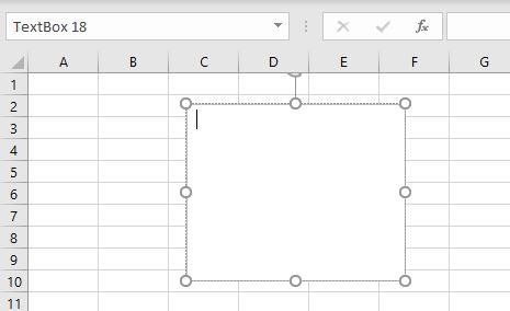 Excel Text Box Edit