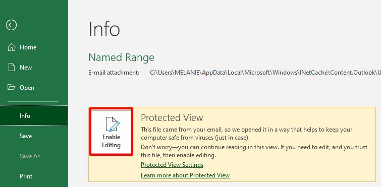 Protected View: How to Turn Off and Enable Editing in Excel - Automate Excel