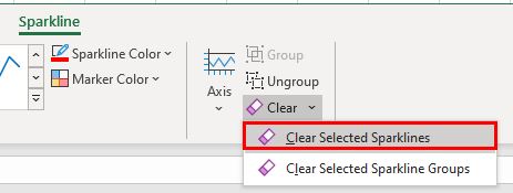 Sparklines Clear