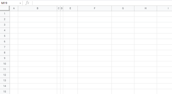 all rows same height google sheets