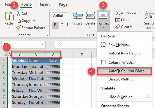 autofit row height ribbon 1