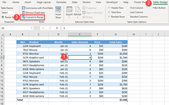 convert table to range