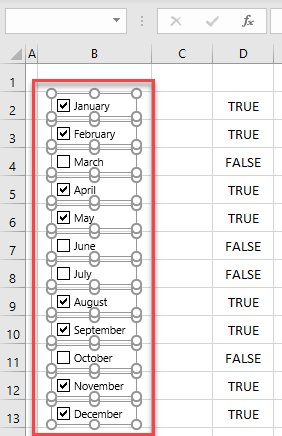 delete multiple checkboxes mouse 1