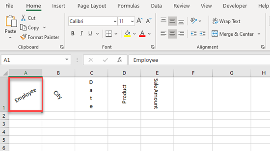 format cell alignment angle 2