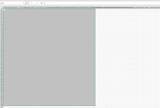 Excel Graph Paper  