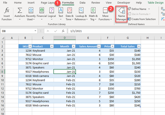 rename table name manager