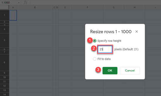 resize rows google sheets 2
