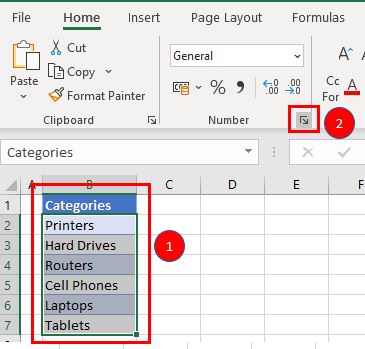 Bullet Number Format