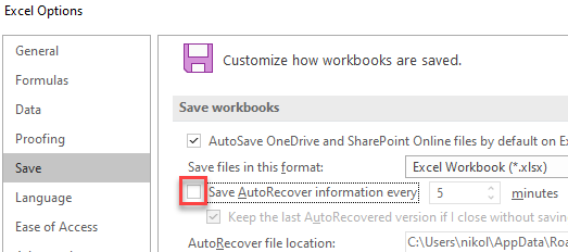 excel autosave not working on onedrive subfolders excel autosave not working on onedrive subfolders