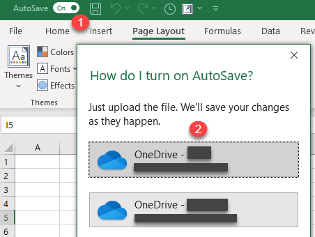 autosave one drive
