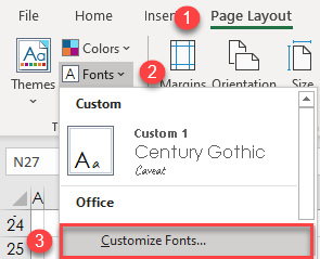 customize theme fonts 1