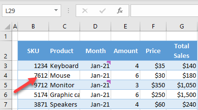 excel deleted comment