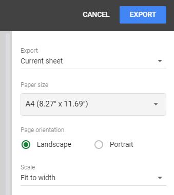 exporttopdf gs printsettings