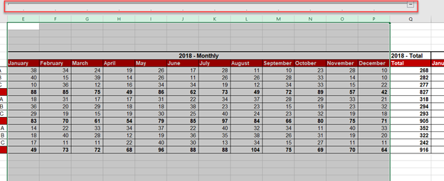 Highlight Columns to Ungroup