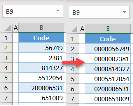 add leading zeroes initial data