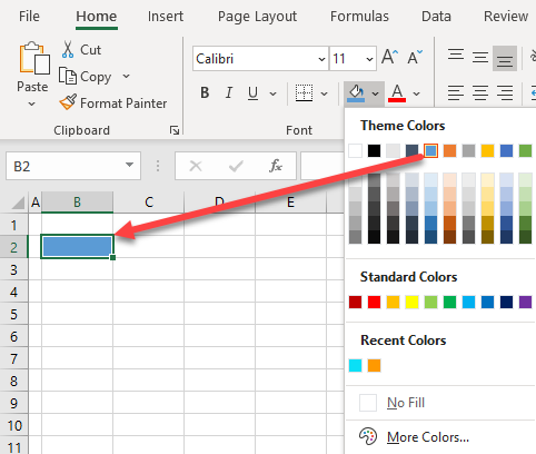 How to Change the Cell Background Color in Excel & Google Sheets - Automate  Excel