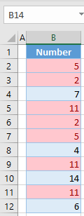 conditional formatting duplicate values 3
