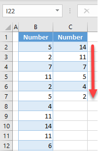 data sorted without duplicates