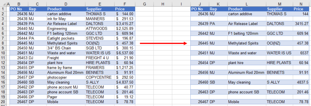 excel copy alternate intro