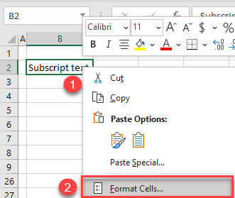 excel format cells