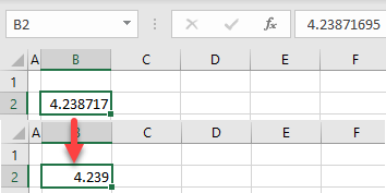 excel limit decimal places