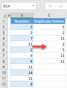 excel show duplicate values