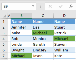 find and highlight final data