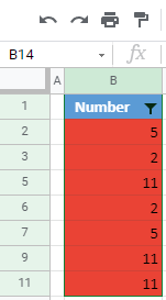 google sheets filter by color 2