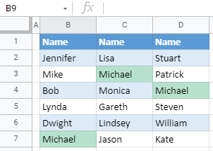 google-sheets-find and highlight final data
