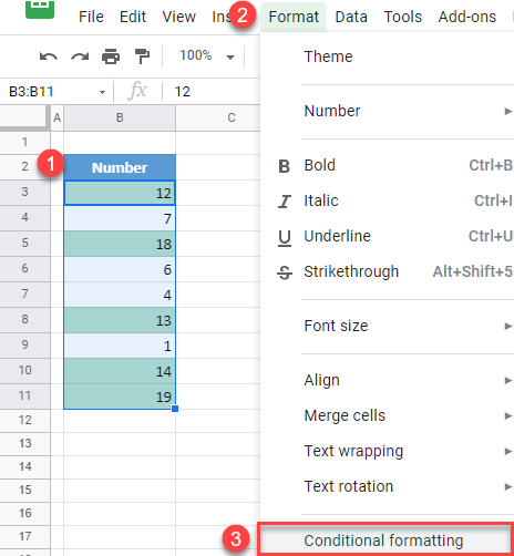 google sheets remove conditional formatting