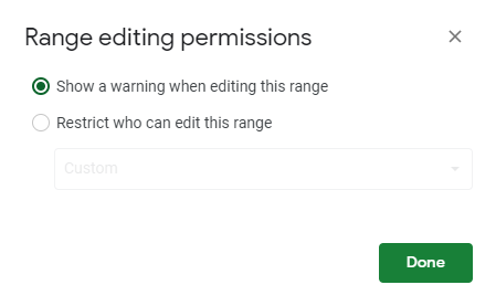 google sheets set permission 2