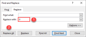 How to Replace Blank Cells With 0 (Zero) in Excel & Google Sheets ...