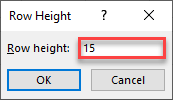 resize row height-initial data 2