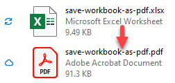 save as pdf excel