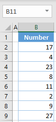 sort by number initial data 1a