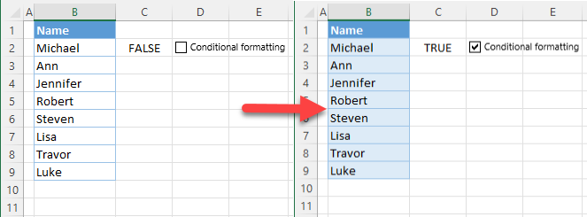 conditional formatting w checkbox final data