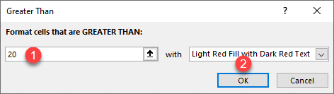 create conditional formatting rule